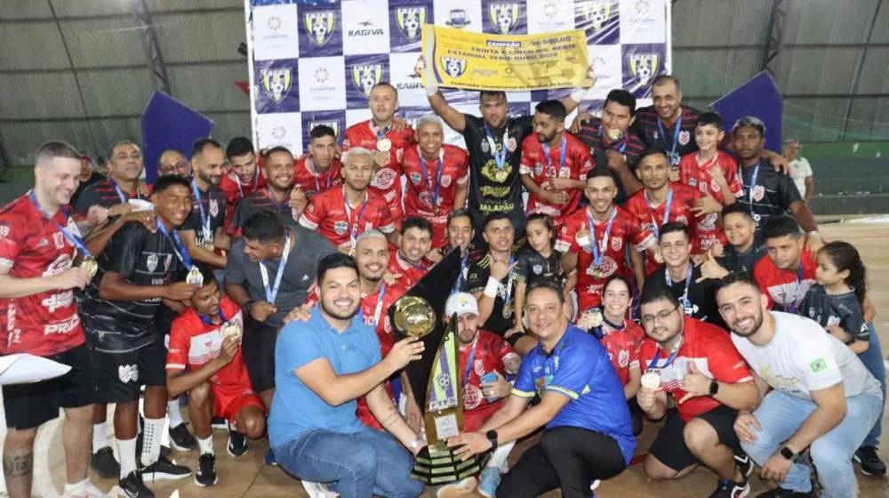 Governo do Tocantins premia os campeões do Circuito Estadual Série Ouro de Futsal