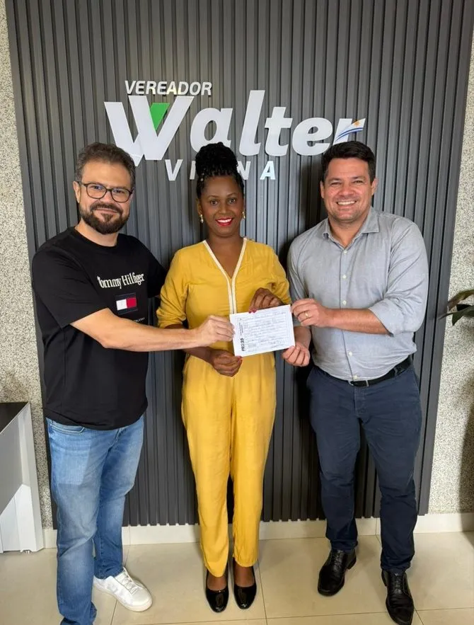 Vereador Walter Viana abona filiação de Charleide Matos e fortalece articulação do PRD no Tocantins