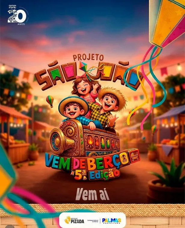 “São João Vem de Berço” chega à 5ª edição fortalecendo cultura, educação e talentos nas escolas de Palmas