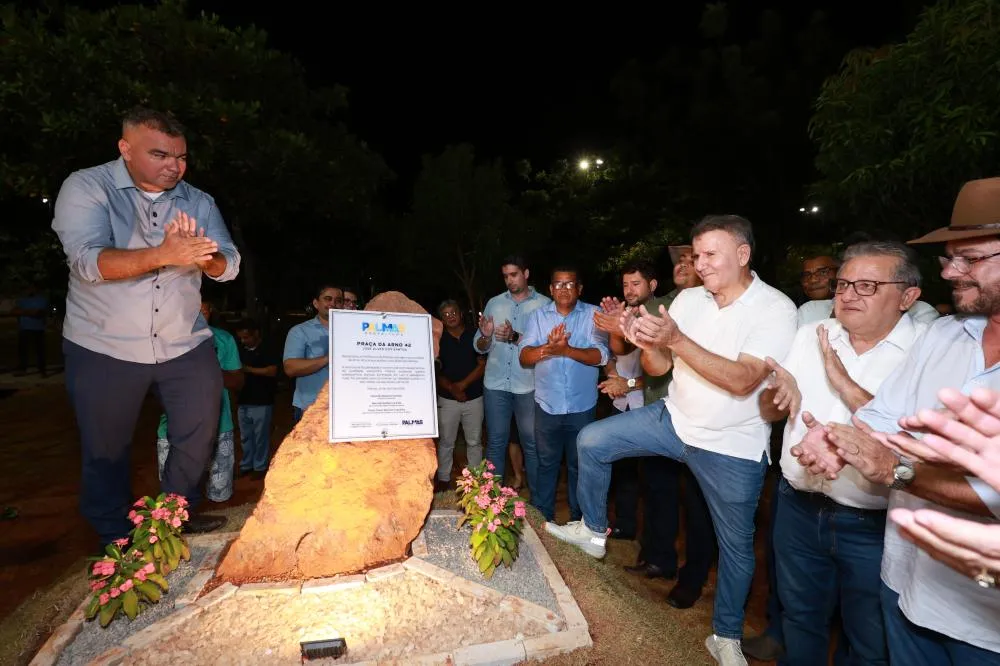 Prefeitura de Palmas entrega revitalização da praça José Alves dos Santos na Arno 42