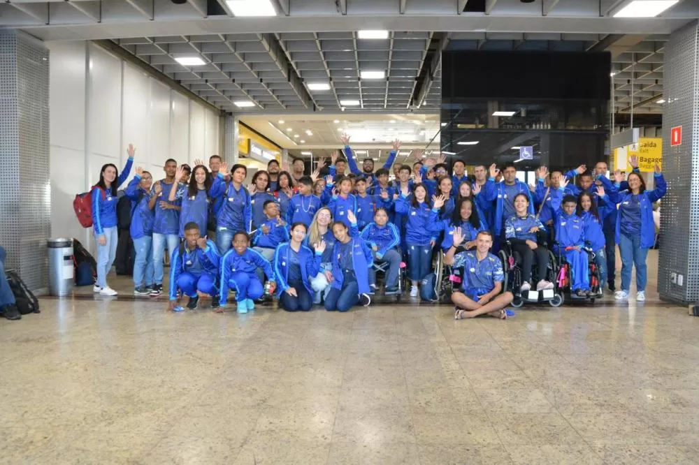 Estudantes do Tocantins chegam a São Paulo para disputar Paralimpíadas Escolares 2024