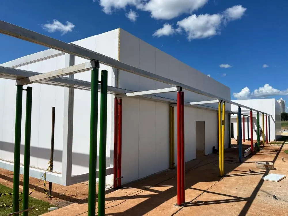 Construção de equipamento especializado segue em ritmo acelerado. Foto: Edu Fortes