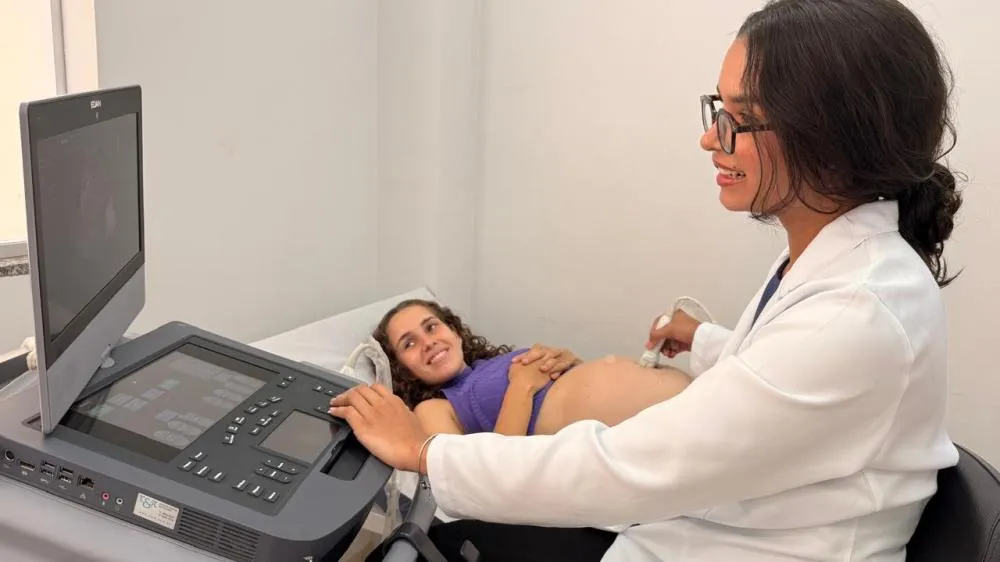 Ana Clara Braga descobriu no ultrassom sexagem do terceiro filho. Foto: Gabriela Letrari