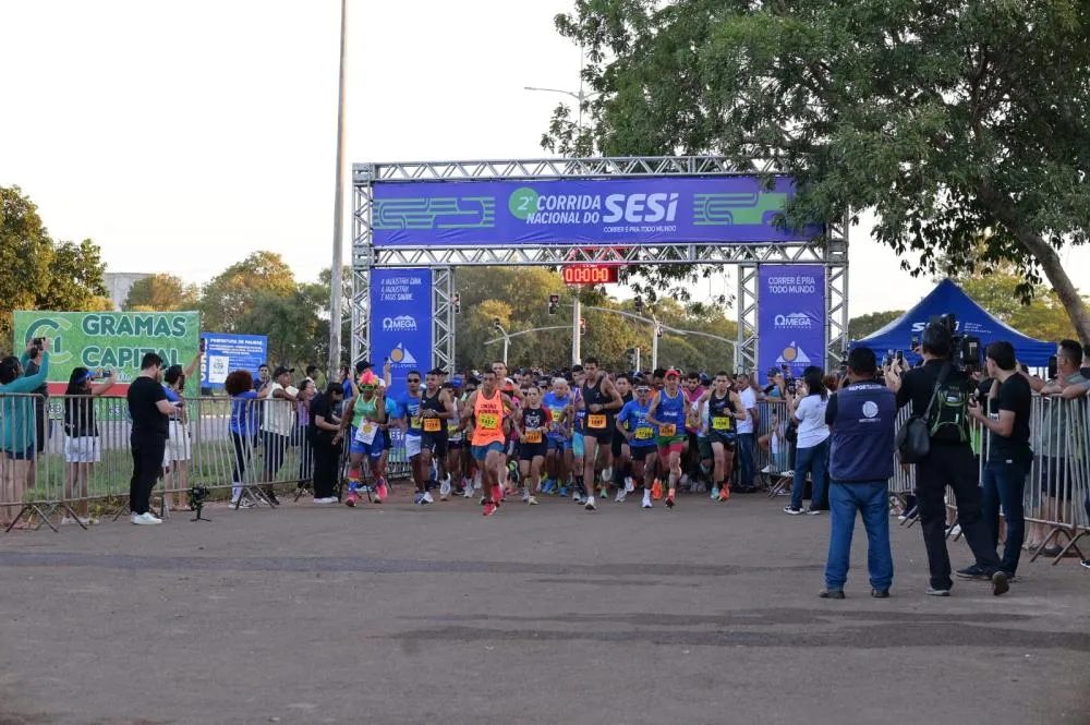 Tocantins sedia 2ª Corrida Nacional do SESI com sucesso em celebração ao Dia do Trabalhador