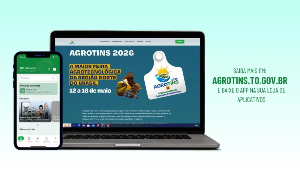 Site e aplicativo foram desenvolvidos para garantir acesso rápido às principais informações da feira. Foto: Divulgação 