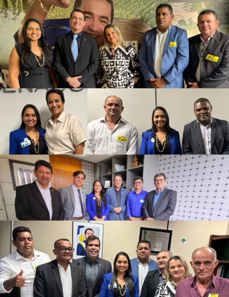 Em Brasília, deputada Vanda Monteiro lidera comitiva de prefeitos na captação de recursos aos municípios