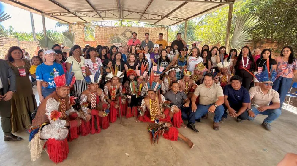A Aldeia Canoanã é considerada uma das maiores aldeias do povo Javaé, reunindo cerca de 180 famílias indígenas. Foto: Lorena Lira/Governo do Tocantins