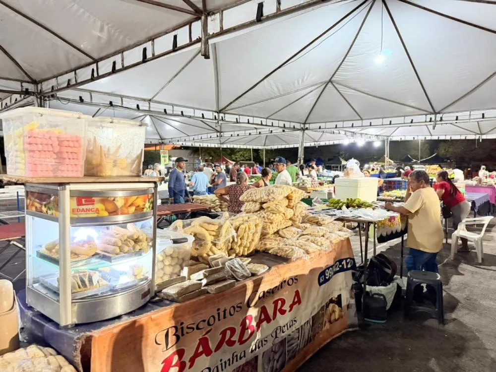 Prefeitura organizou espaço temporário para garantir a continuidade das atividades comerciais e preservar a renda das famílias que dependem da feira. Foto: Lumara Brito 