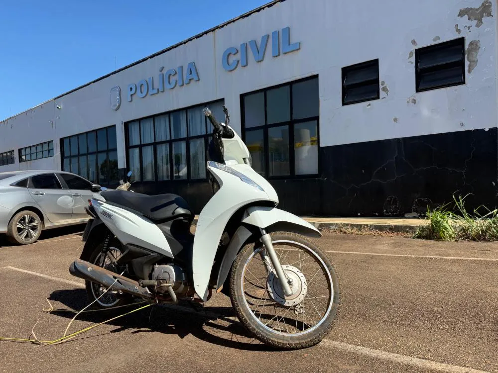 Motocicleta furtada na região norte de Palmas é recuperada pela Polícia Civil 