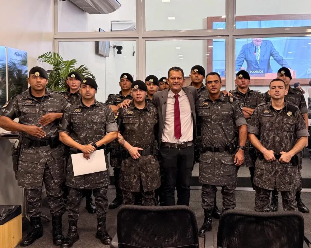 Vereador Zé Branquim homenageia policiais militares com Votos de Congratulação por atuações de destaque no Tocantins