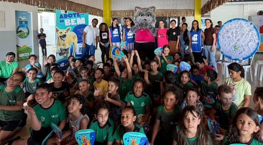 MaryCats da Causa Animal participa de ação do projeto Escola Amiga dos Animais e reforça importância da educação para o bem-estar animal