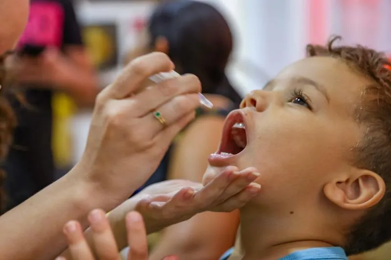 Palmas supera meta de vacinação contra a poliomielite e reforça importância da imunização infantil