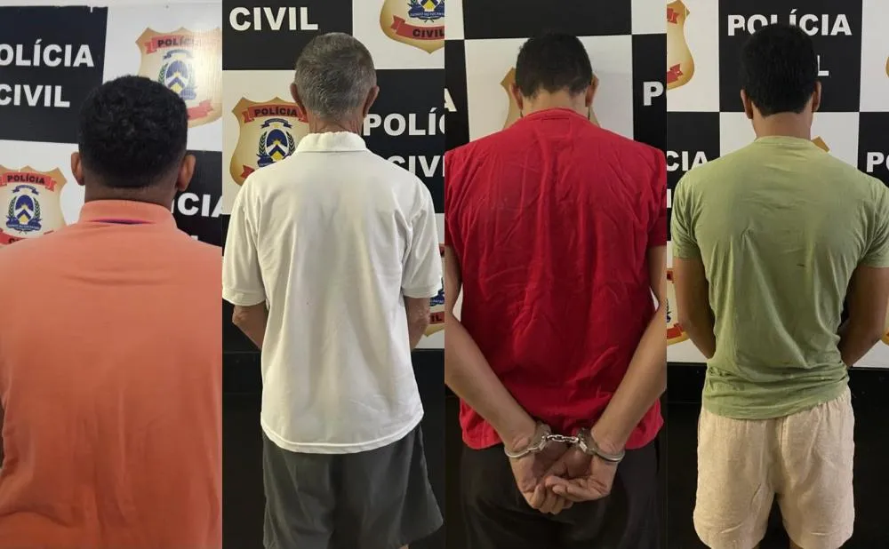 Operação Falsum Imperium resultou na prisão de quatro investigados por estelionato virtual e lavagem de dinheiro em Araguatins. Foto: Divulgação PCTO