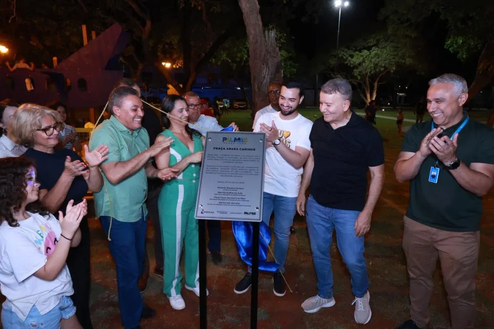 Marilon Barbosa participa da inauguração da praça Arara Canindé, na quadra ARSO 42 (405 Sul)