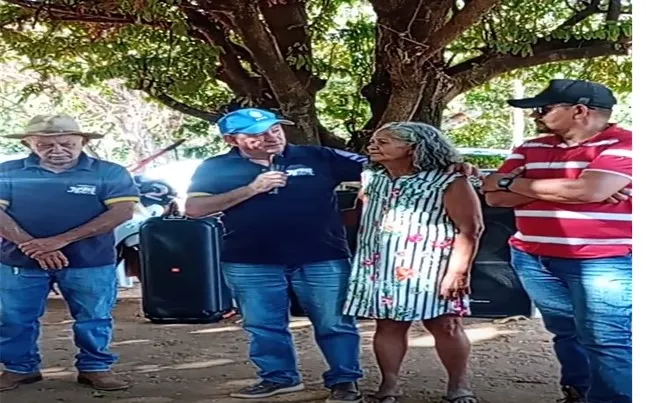 Vereador Juarez Rigol marca presença em festejo no Assentamento Prata e ouve demandas da comunidade