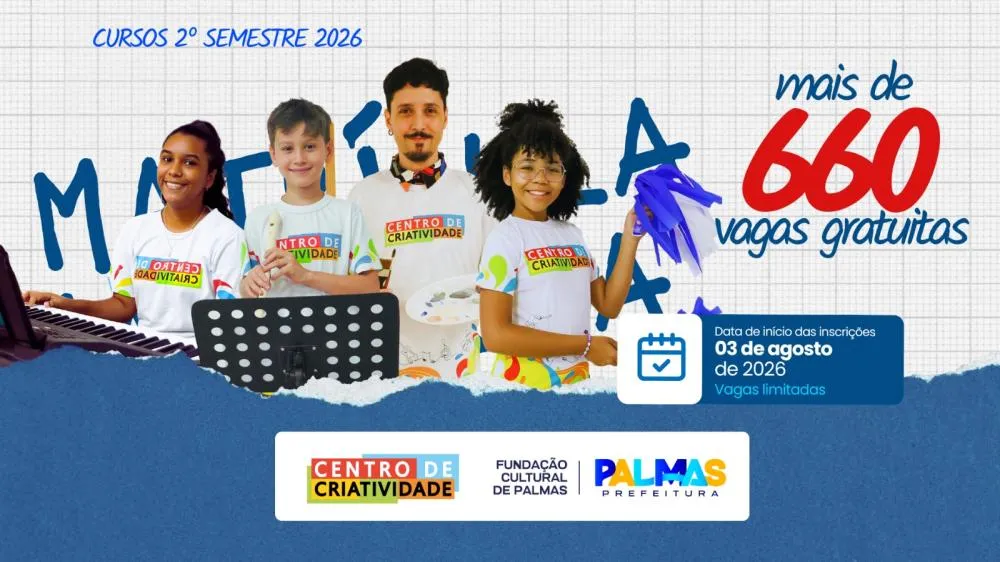 Fundação Cultural de Palmas orienta candidatos às mais de 660 novas vagas de cursos gratuitos