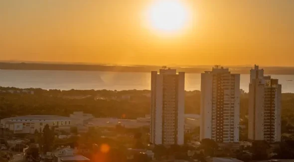 Pôr do sol em Palmas - Foto: Regiane Rocha/ Secom Palmas