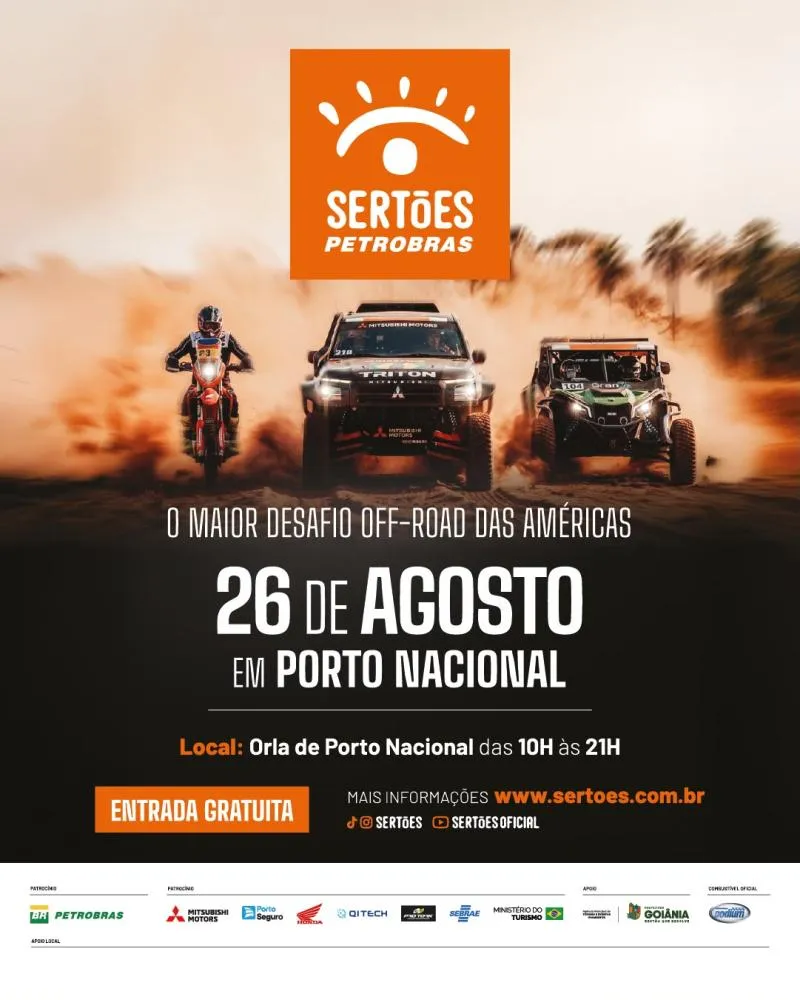 Porto Nacional recebe o maior rally das Américas com saúde, cultura, sustentabilidade e muito esporte