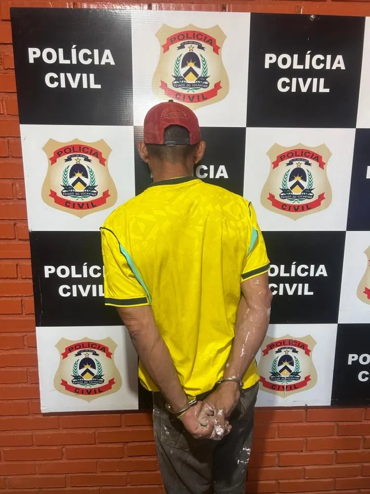 Homem foi encontrado em Caseara após investigações da PCTO. Foto: PCTO
