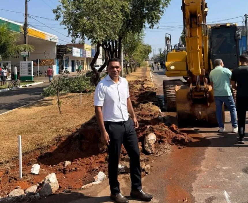Vereador Waldson da Agesp acompanha de perto início das obras de requalificação da Av. Tocantins