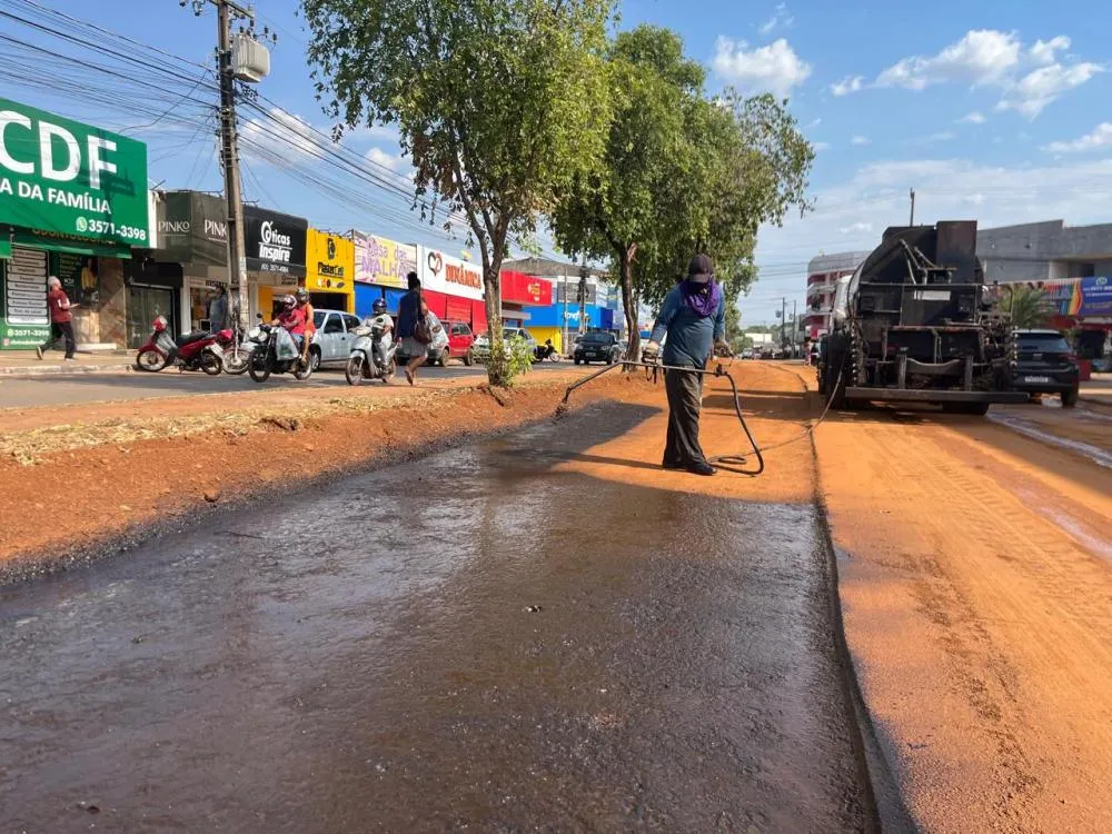 Obra de ampliação da Av. Tocantins chega ao último trecho um mês após início dos serviços
