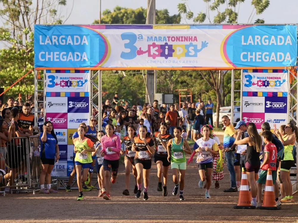 3ª Maratoninha Kids reúne pequenos atletas em tarde de incentivo ao esporte em Palmas