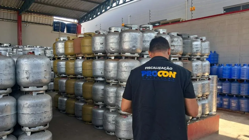 Procon Tocantins identifica variação de até 23% no preço do gás de cozinha em pesquisa realizada em 12 cidades