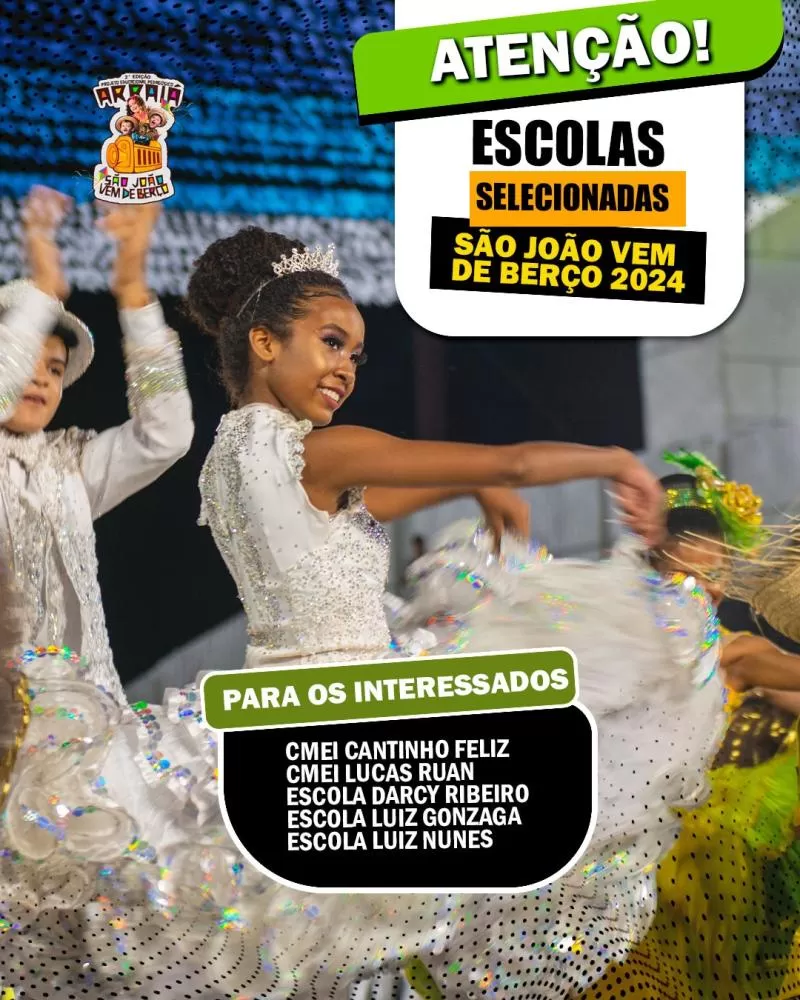 Arraiá São João Vem de Berço - 2ª edição nos tradicionais Arraiá Juninos de Palmas