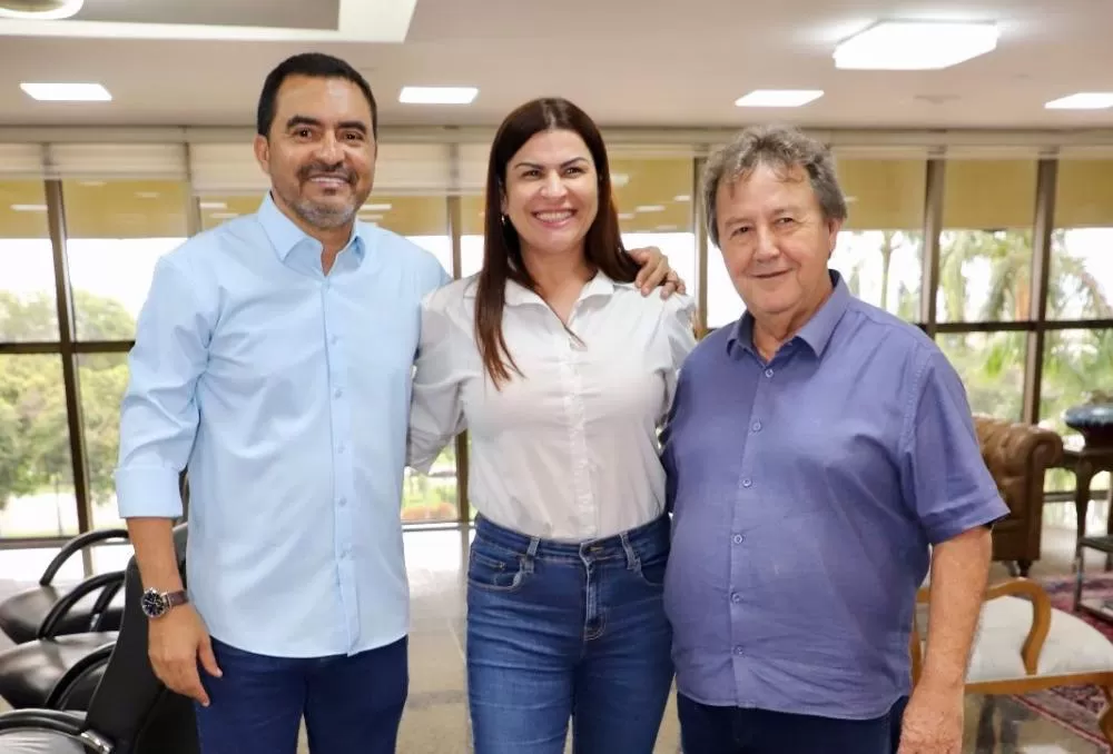 Vereadora Karina Café participa de audiência com o governador Wanderlei Barbosa e o deputado Vilmar de Oliveira em busca de melhorias para Palmas.