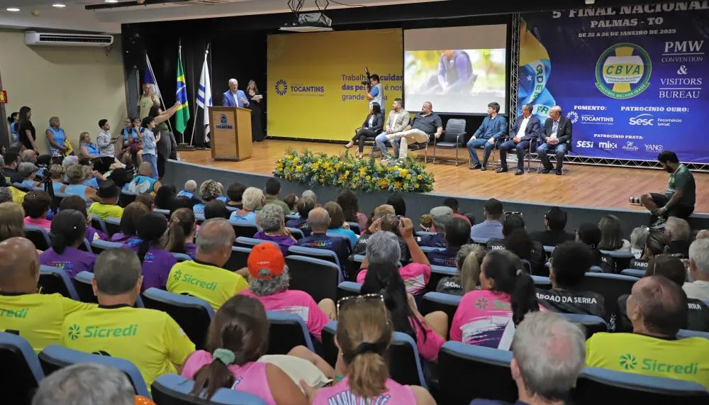 Governo do Tocantins promove abertura da 5ª Final Nacional de Vôlei Adaptado à Melhor Idade