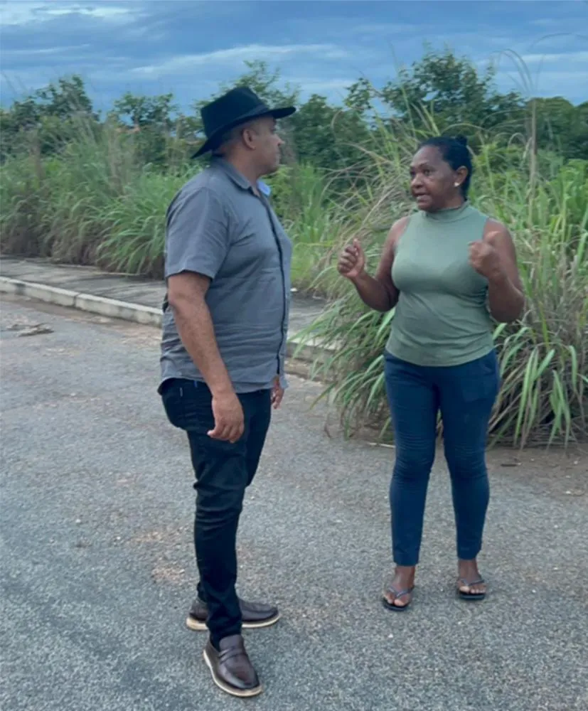 Após visita no Taquari o vereador Dian Carlos constata abandono na quadra T-23