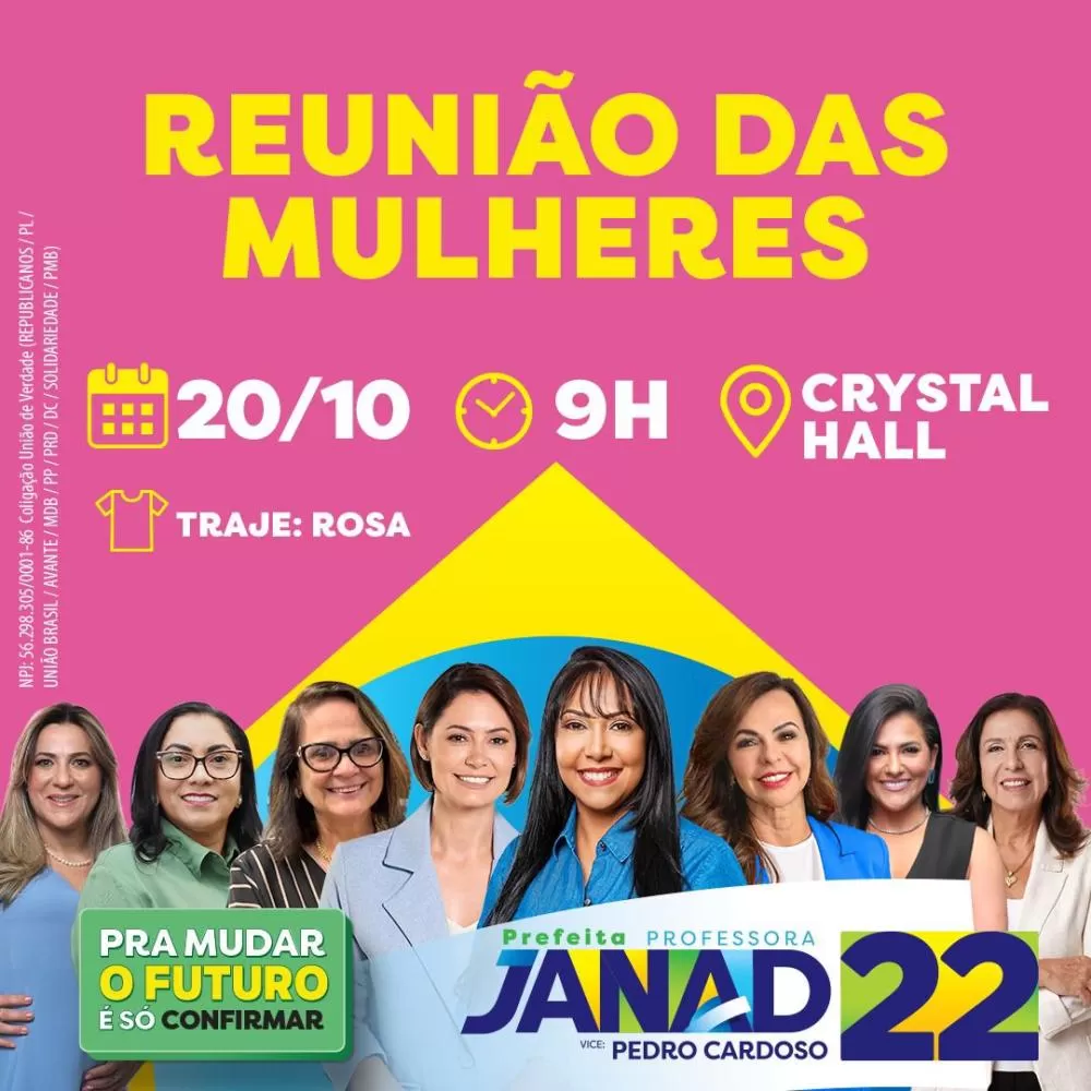 Reunião das Mulheres com Michelle Bolsonaro e Janad Valcari